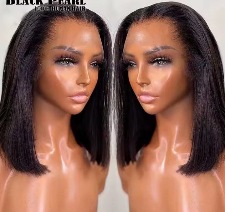 12 In Human Hair Bob wig