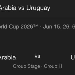 World Cup: Saudi Arabia vs Uruguay 
