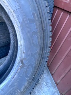 Semitruck tires 275/80/R22.5 Toyo low profile