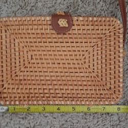 Rattan Handbag Like New 