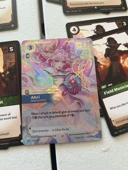 Ahri riftbound PROXY CARD