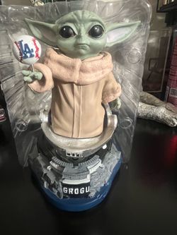 Star Wars dodgers grogu bobble head