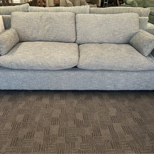 Deep and comfy cloud linen sofa couch