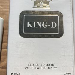 King D cologne 3.4 oz new never open