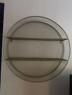 Gold Hanging Shelf 