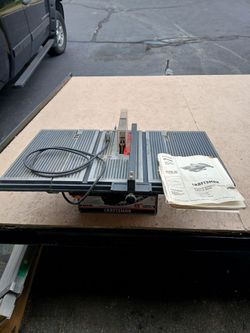 Craftsman 8-in table saw