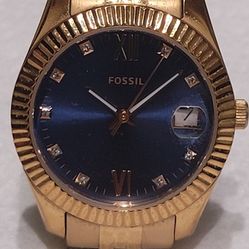 Fossil watch gold tone (Women)