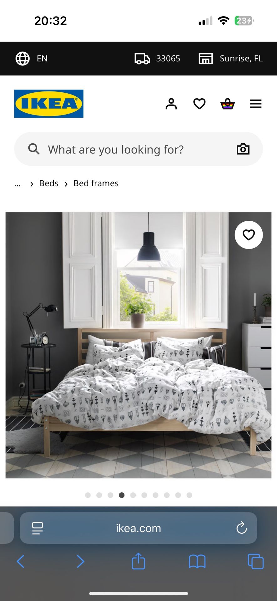 IKEA Bed And Frame