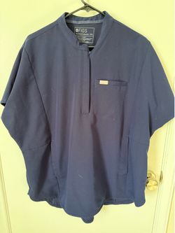 Figs Montex XXL scrub top- navy