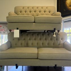 Beige SOFA & LOVESEAT set ✅✅