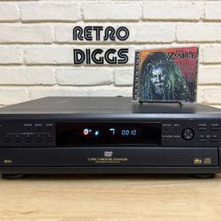 Vintage Toshiba SD-2715 Five Disc CD/DVD Player 