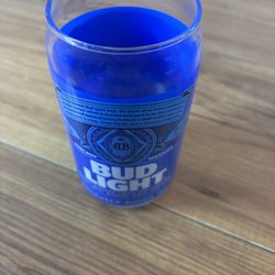 Classic Bud Light Beer Glass Can Shaped-16 oz