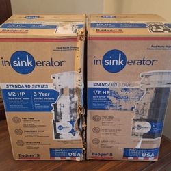 Update: Two Left Brand New In Box Insinkerator 1/2 HP Garbage Disposal