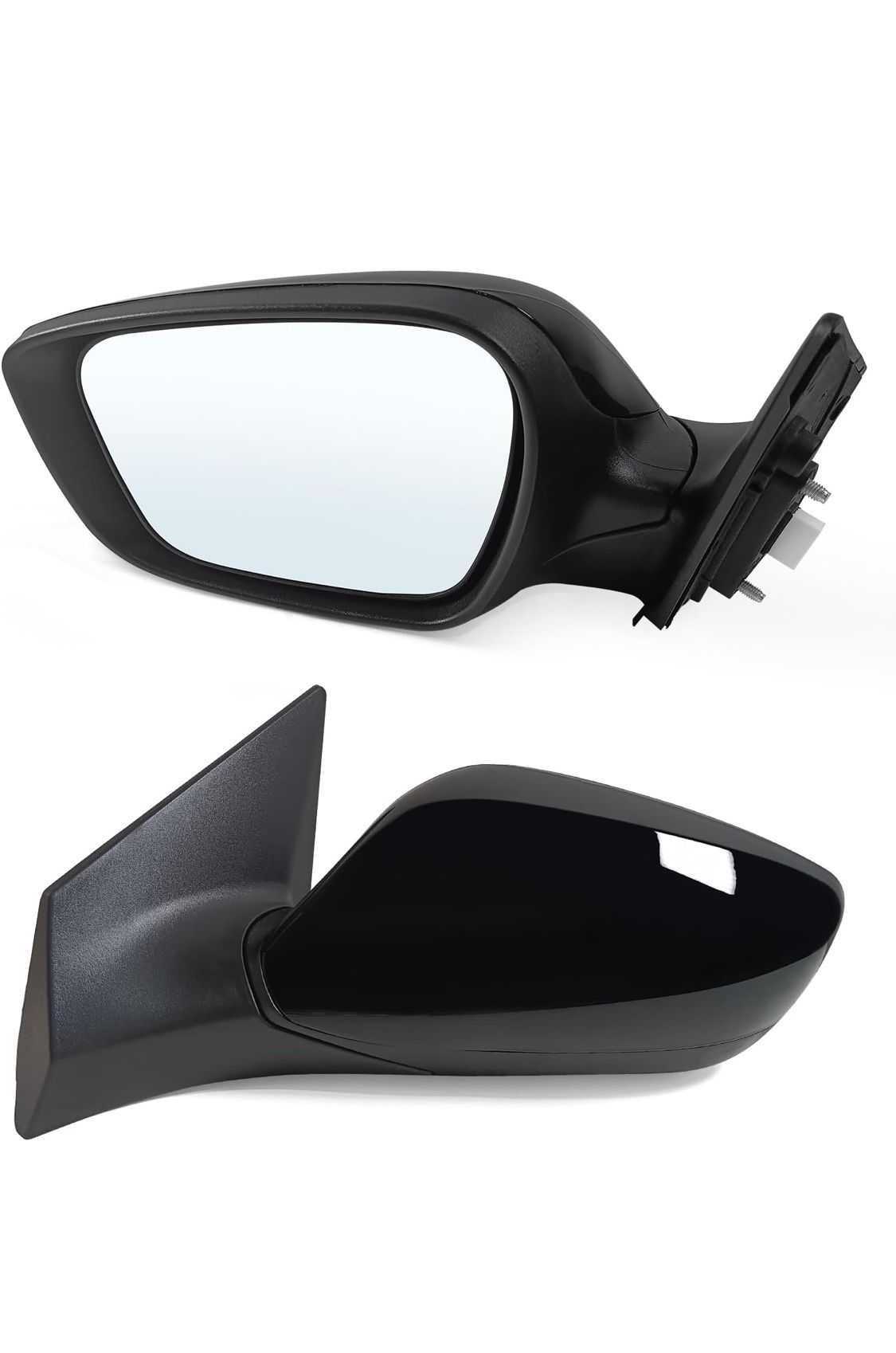 Left Driver Heated and Manual Folding without Turn Signal Match to Black (5P