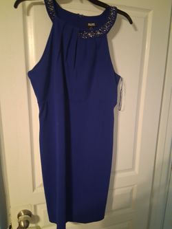 Size 18 royal blue dress SLNY brand