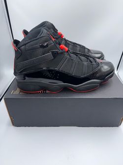 Jordan 6 Rings Anthracite Red 🔥⚫️🔴 | Size 13 | Brand New | Box No Lid