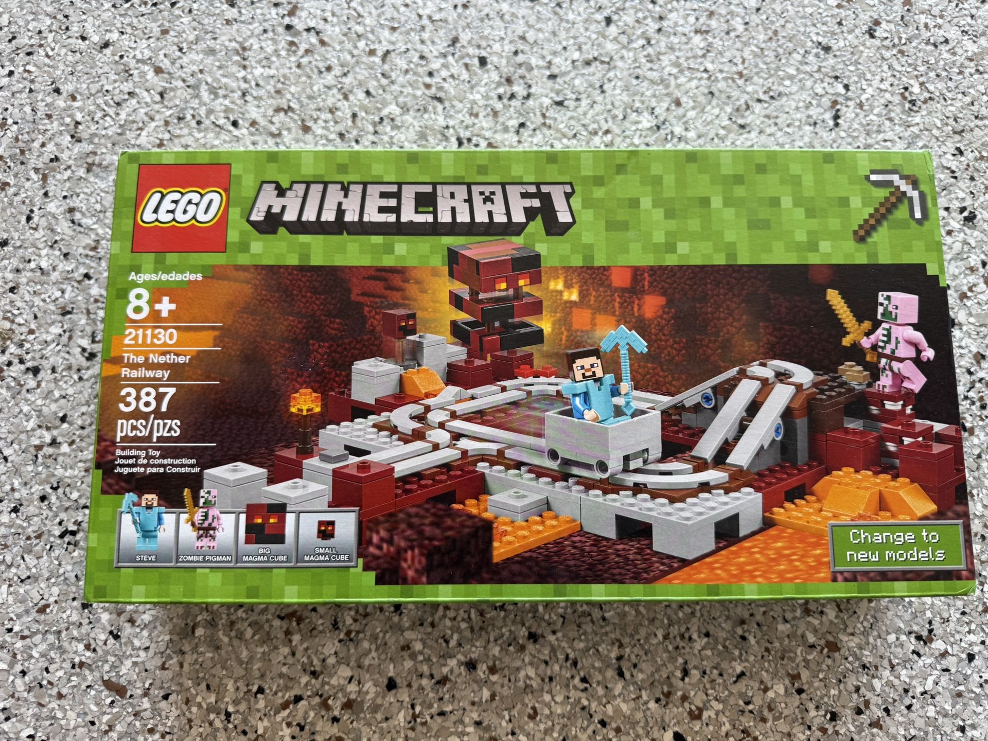 Piece Lego Minecraft Railway Buy LEGO Minecraft The Nether Railway