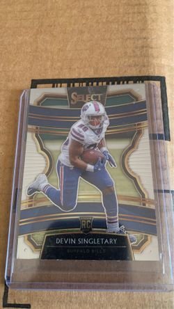 Devin Singletary panin sports card