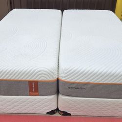 Colchones split Twin XL Tempurepedic Tempur-Contur RHAPSODY LUXE excelente condiciones $400 por los 2 envio a domicilio costo extra 