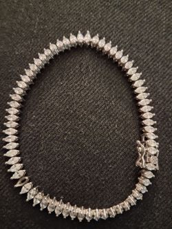 White gold bracelets