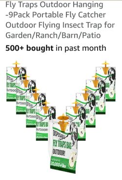 Fly Traps Outdoor Hanging -9Pack