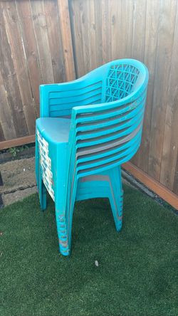 Plastic chairs