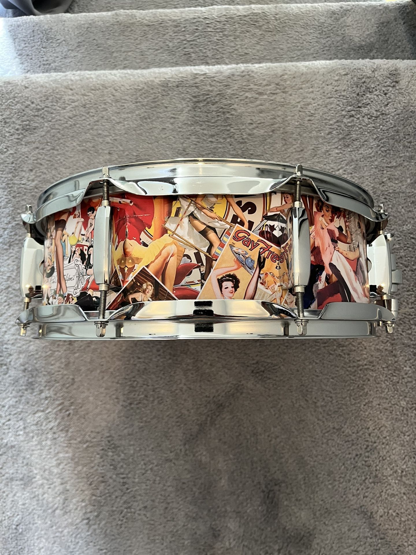 RSD Custom Snare Drum Pin-Up Fever Model