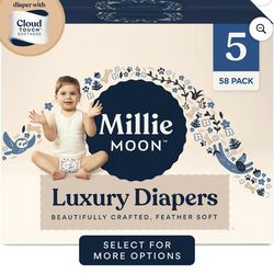 Millie Moon luxury Diapers  Size 5