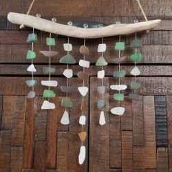 Sea Glass Wind Chime- Suncatcher Boho Decor