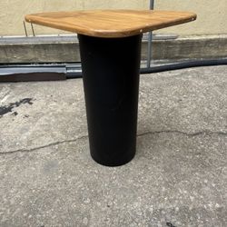 Wooden Top And Solid Base