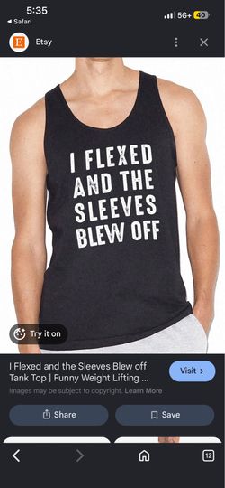 Men's. Medium black  Gym Tank Funny Workout Shirt
