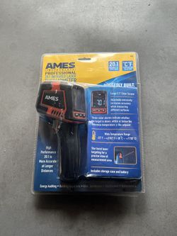 AMES INSTRUMENTS 20:1 Infrared Laser Thermometer with Color Alarms
