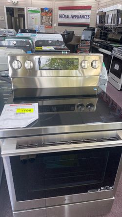 LG Electronics Smart Electric InstaView Range with Probake Convention Oven , Air Fry and Easy Clean in Smudge Resistant Stainless Steel