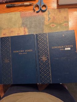 Mercury dime set and Lincoln cent set