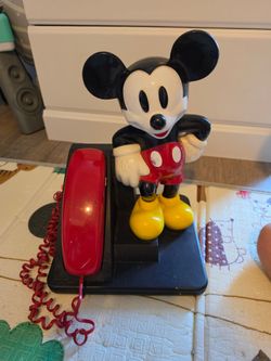 Vintage Disney mickey mouse landline phone