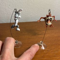 Vintage Window Clings Bugs Bunny & Taz