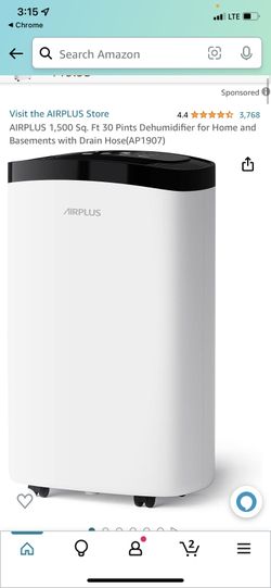 BRAND NEW AIRPLUS DEHUMIDIFIER  (AP1907P)