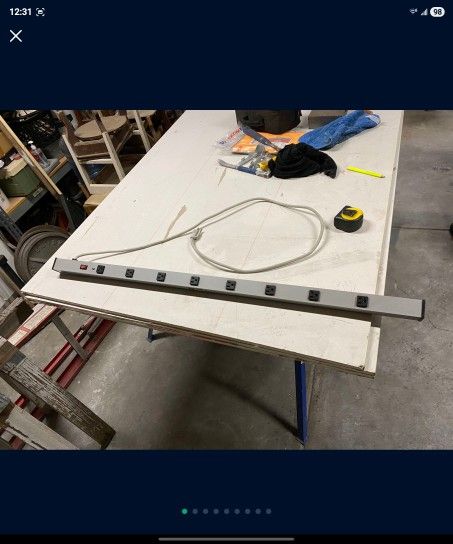 Long Power Strip 8 Port