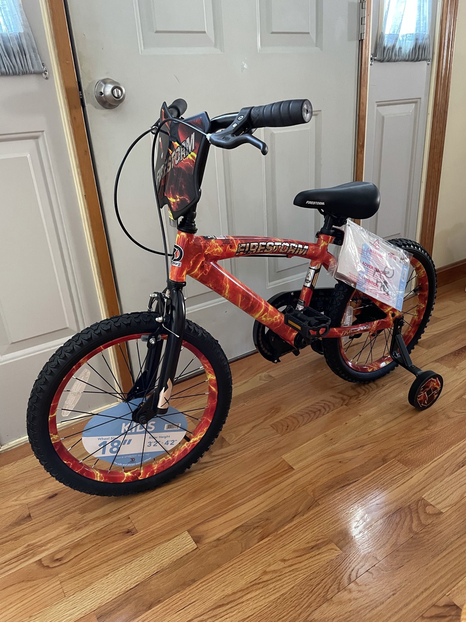 Boys firestorm 18 inch bike.