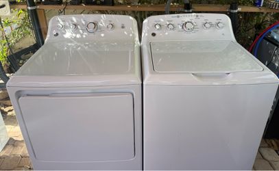 GE-WASHER AND DRYER🔥GAS🔥LARGE CAPACITY ✅✅3 MONTHS WARRANTY