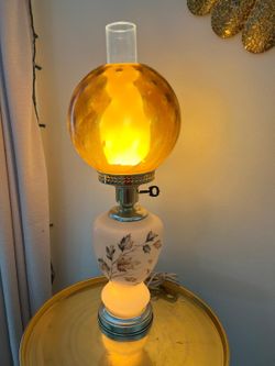 Vintage Hurricane Lamp 