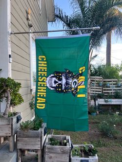 Packers flag size 5’x3’