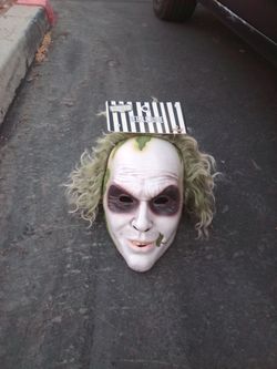 Beetlejuice Halloween Costume Mask