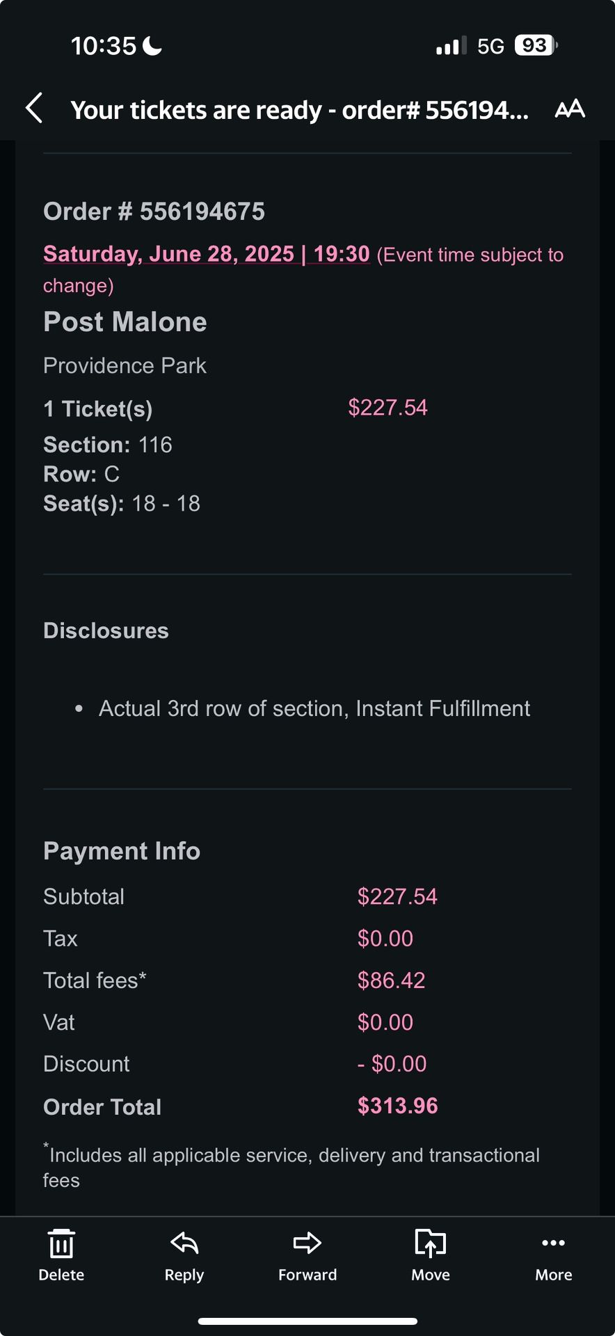 Post Malone @ Providence Park 6/28 7:30pm
