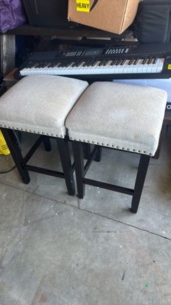 Two bar stools
