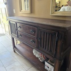 Wood Sideboard 