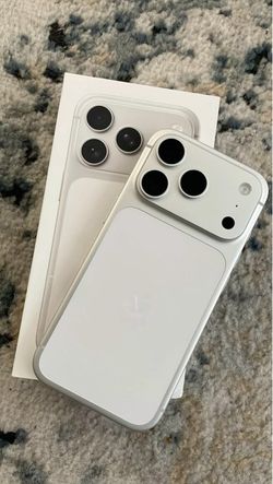 Apple iPhone 17 Pro max White Titanium