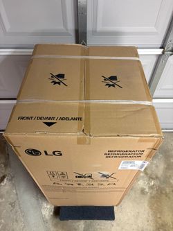 Brand New! LG 6 cu. ft. Capacity Refrigerator and freezer.