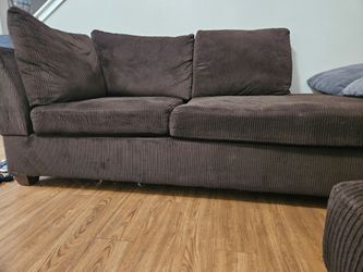 Sectional sofa with ottoman