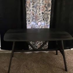 Table, Wood Stained Black 